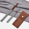 Travel Chopsticks Outdoor Utensils Lightweight Folding Tableware Portable Cutlery with