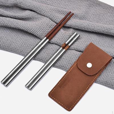 Travel Chopsticks Outdoor Utensils Lightweight Folding Tableware Portable Cutlery with