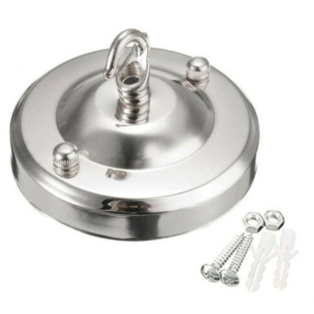 

Lamp Base Hook Light Base Holder Lamp Parts Ceiling Plate Holder Lightings Lamp Base Pendant Plate Chrome