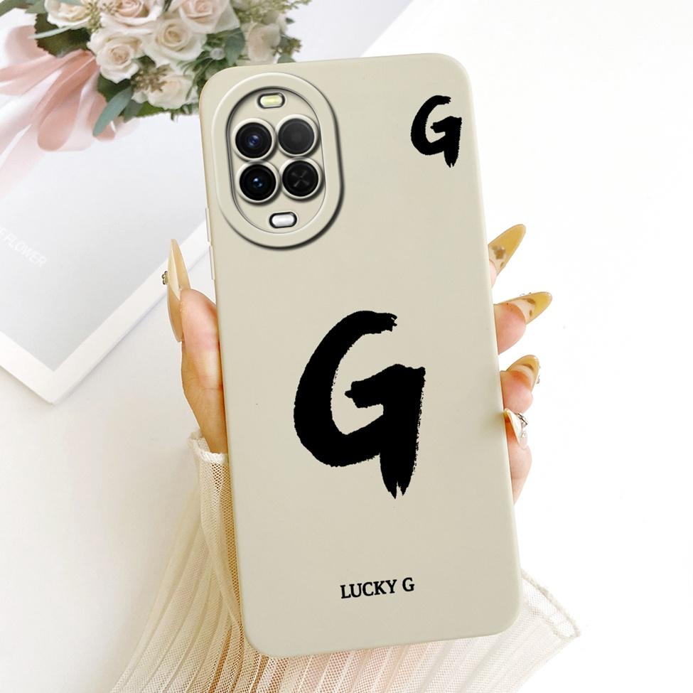 For Huawei Nova 15 Case Luxury A-Z Letters Fashion Cool Crown Silicone Phone Case For Huawei Nova15 PSN-AL00