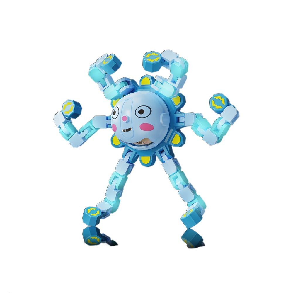 Plastics Fingertip Versatile Chain Face Changing Transformable Fidget Spinners  Party Favors