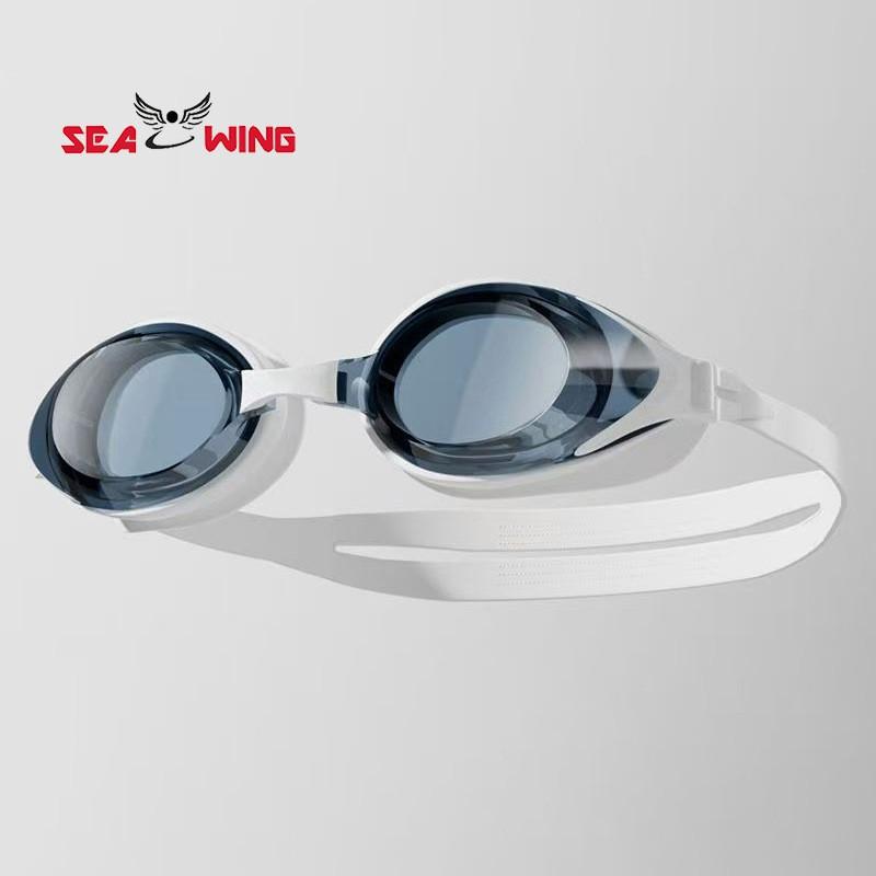 Prescription Swimming Goggles Myopia Waterproof Anti-Fog Outdoor Sports Adult Silicone Strap PC Lens