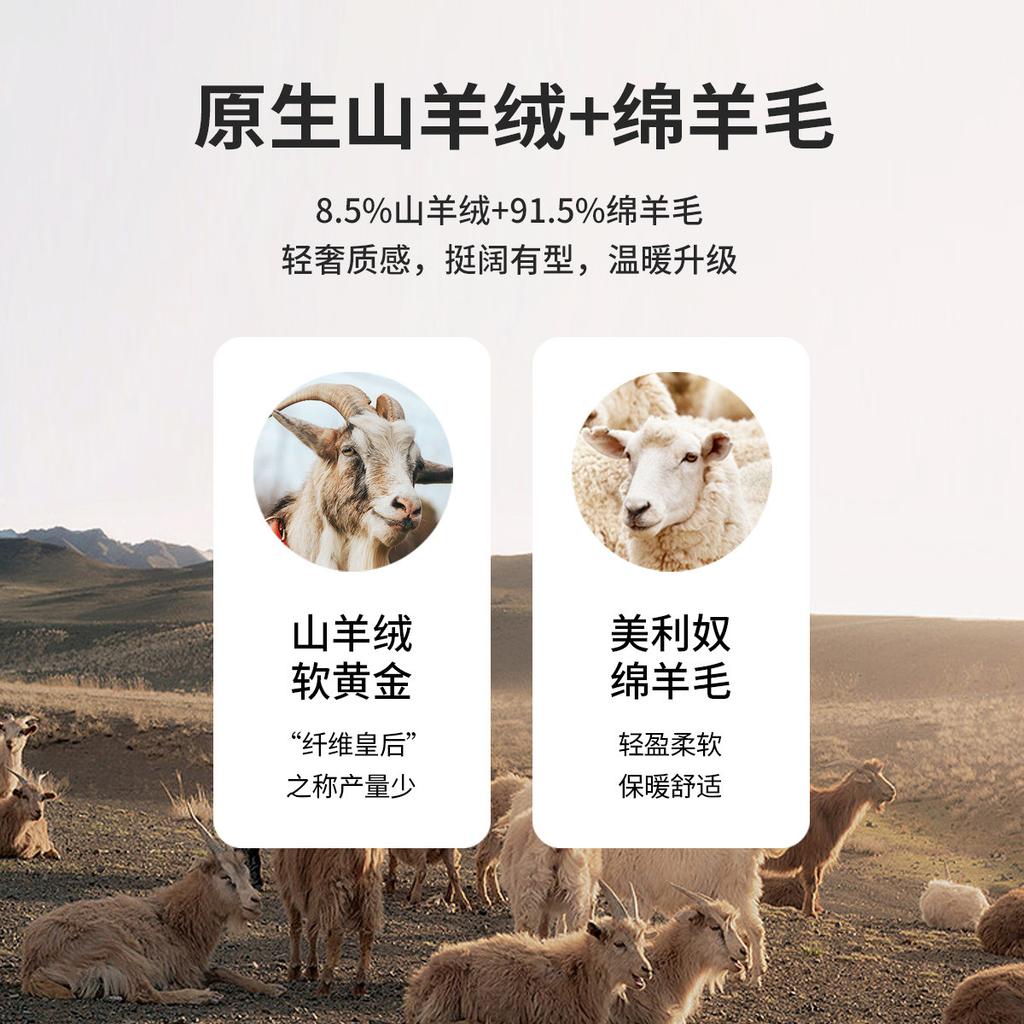 Chinese style stand collar cashmere woolen coat for men, middle-aged, business and leisure