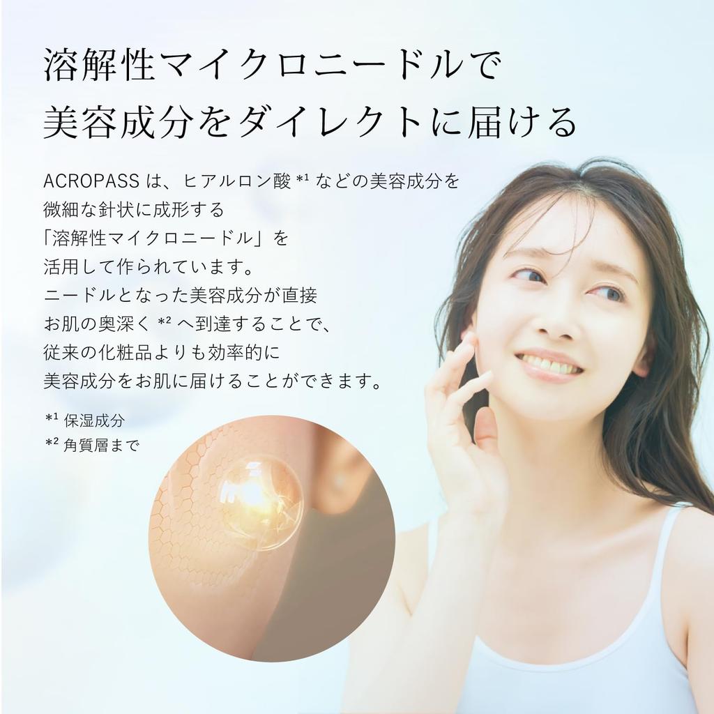 Acropass VITA Microneedle Skincare 6 Patches Vitamin C Hyaluronic Acid No Cleanser &