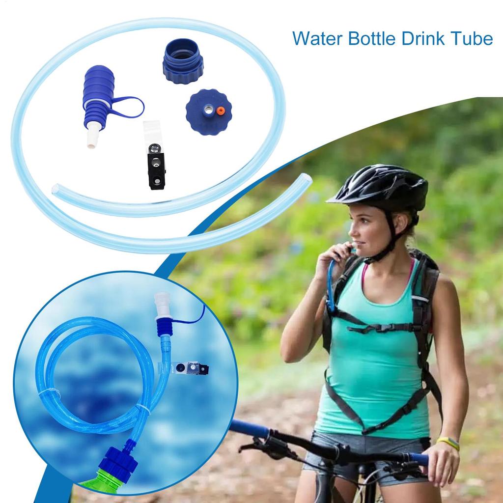 Wasserflasche Trinkschlauch Radfahren Camping Wasserbeutel Trinkblasensystem Schlauchset TPU-freies Trinkblasensystem