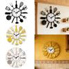 Kitchen Wall Clock Arabic Numerals Quiet Movement Acrylic Wall Watch Decorative Clock for Nice Gifts