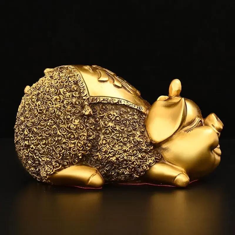 High Quality Copper Lucky Pig Ornament Wealth Home Office Mascot Store Decor Gift