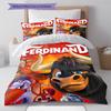 Ferdinand Pattern Bedding,Quilt Set Quilt Cover Pillowcase Home Birthday Gift (1 * duvet cover + 2 * pillowcase, without core)