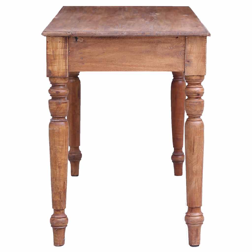 Desk with Drawers 117x57x75 Cm Reclaimed Solid Wood