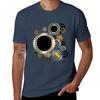 Stalowe zębatki ( Koła Zębate Steampunk ) T-shirt Casual z Nadrukiem Wzór Koszulka