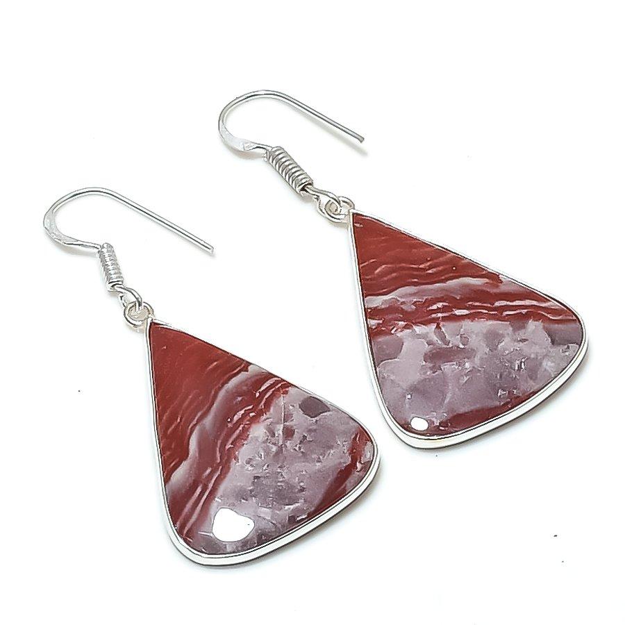 

Natural Dolomite Gemstone 925 Sterling Silver Jewelry Earring 1.93 AEE-10709