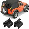 2 Stück Weiche Dach Heckscheiben Halteclips 55395761AE & 55395760AE Für Jeep Wrangler JK Modifikationszubehör