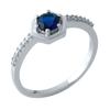 Bague en argent avec saphir nano 0,375 ct (1969571) 1,96 gr. 925 échantillons