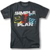 Tricou Simple Plan Tricou cu Grafică Vintage pentru Turul Concertelor Rock Tricou Unisex
