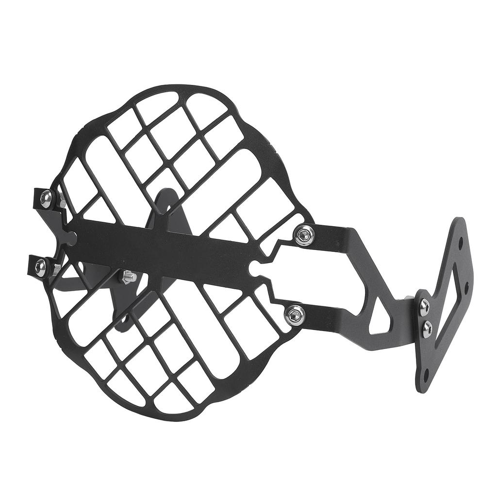 Motorcycle Front Headlight Guard Grille Aluminum Alloy Weather Proof Headlamp Grille Cover