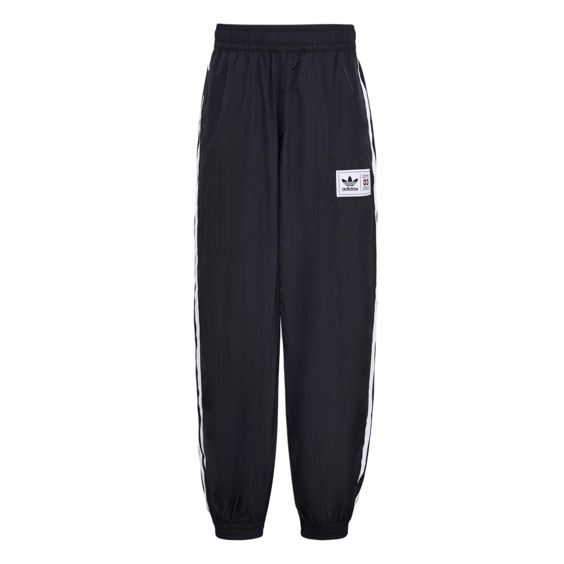 Adidas Originals Basketball Woven Loose Striped Sports Pants Kids bottoms KG3321 128