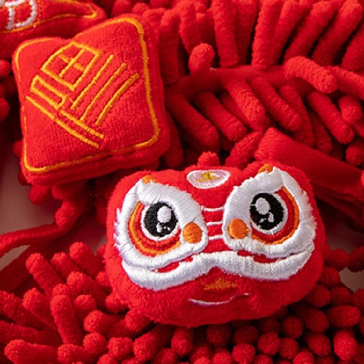 Red Hands Towel Home Super Absorbent Eco-Friendly Wipe Cloth Chenille Material