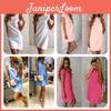 Stylish Casual Short Sleeve Round Neck A-line Dress In Four Trendy Colors For Young Women
