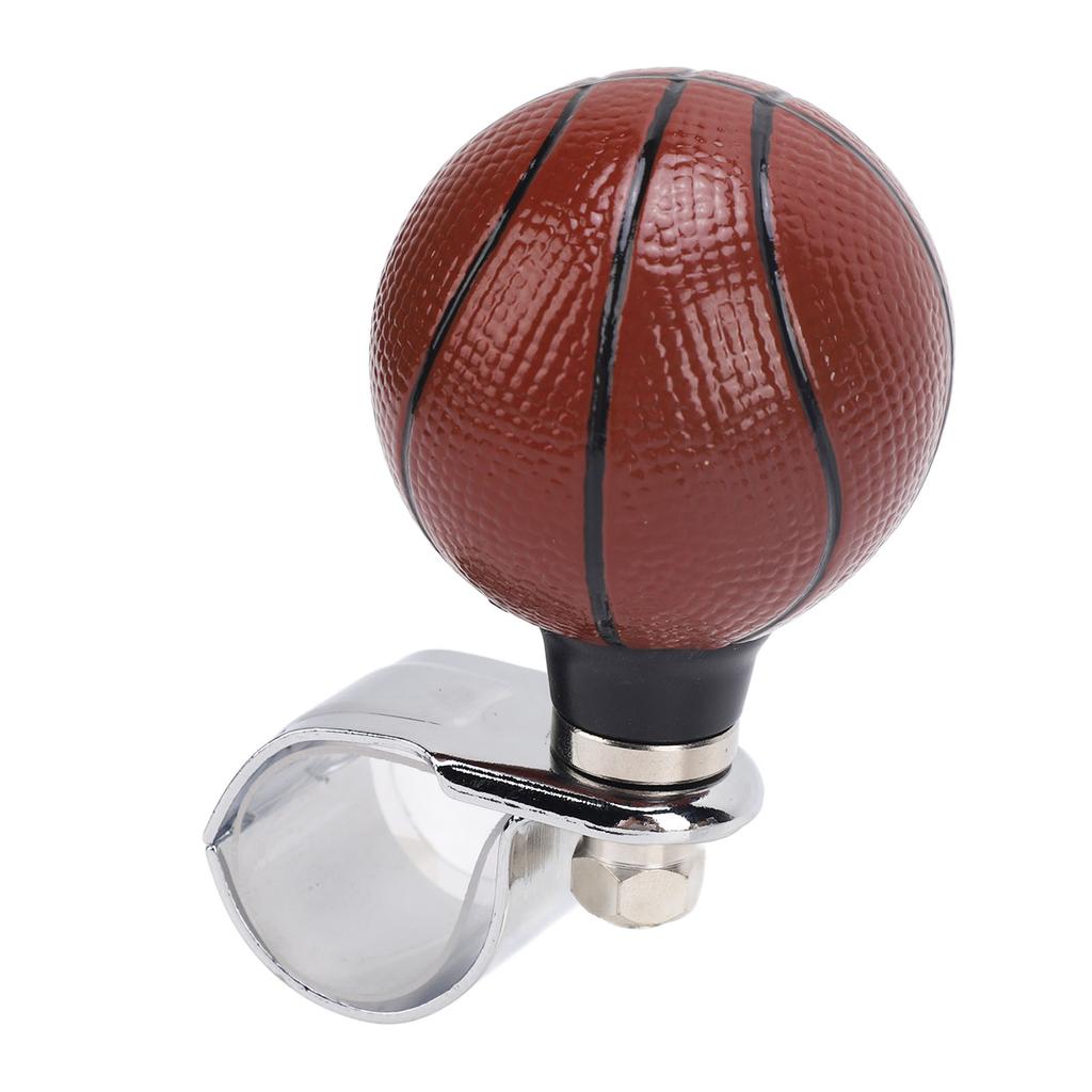 Steering Wheel Spinner Knob Basketball Look Sturdy Steering Wheel Knob Power Handle Ball for Car Truck Tractor Boat