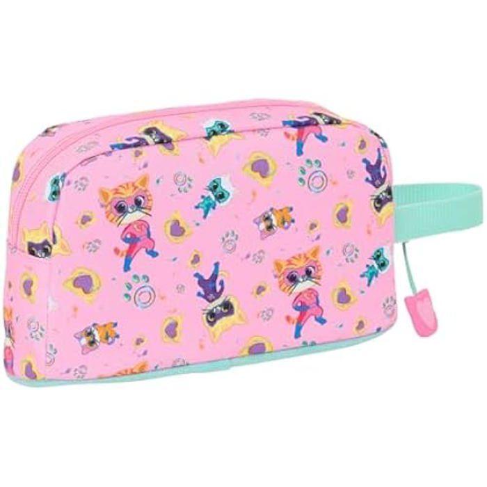 Porte-petit-déjeuner thermique - SAFTA - Superkitties - Rose - 21,5 x 6,5 x 12 cm - Enfant