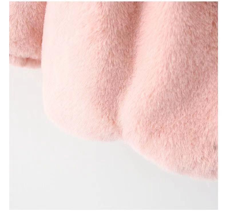 Children's Long-Sleeve Hooded Coat with Rabbit Ears - Winter 2023 Collection