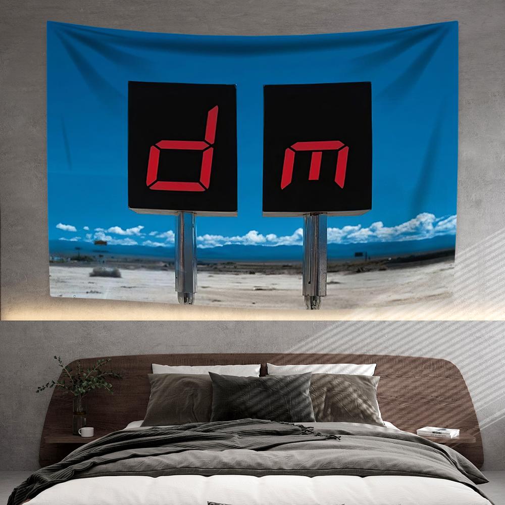 Britská rocková skupina Depeches Tapestry Módní Rock and Roll Hudba Domácí Dekorace Velká Látková Nástěnná Závěsná Krycí Ložnicové Pozadí