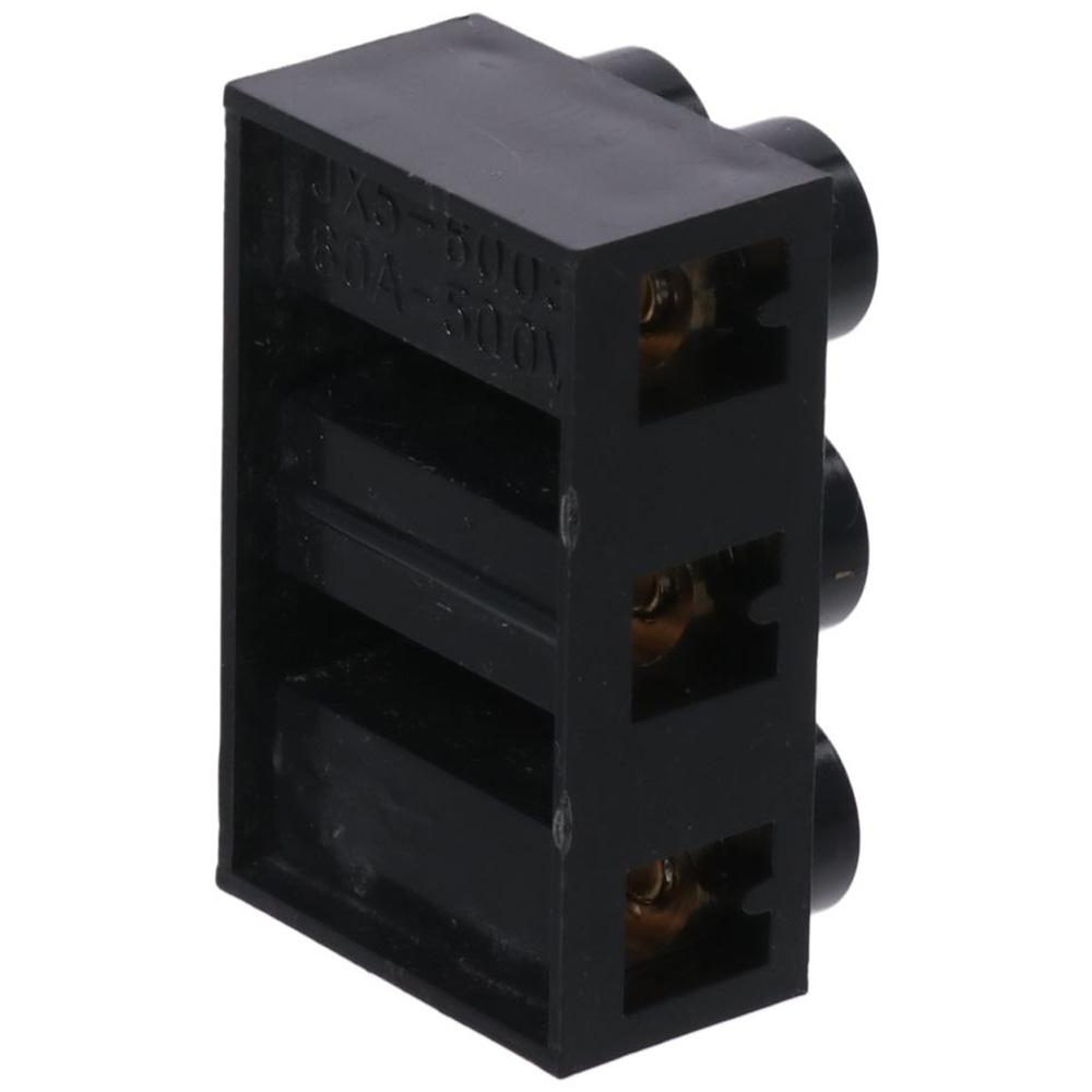 Dual Row Terminal Block 60A Screw Electric Barrier Strip Terminal Base   Electrical Engineering