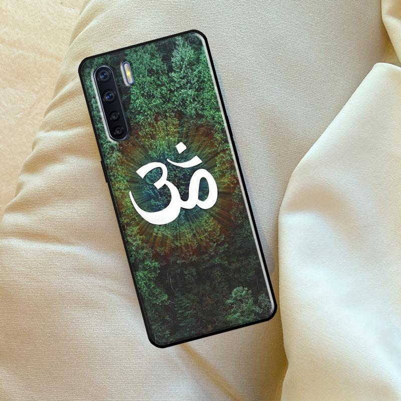 Aum Om Yoga Symbol Case For Oppo A96 A76 A16 A18 A38 A58 A78 A98 A74 A94 A54 A80 A60 A40 A15 A17 A57 A5 A6 Pro