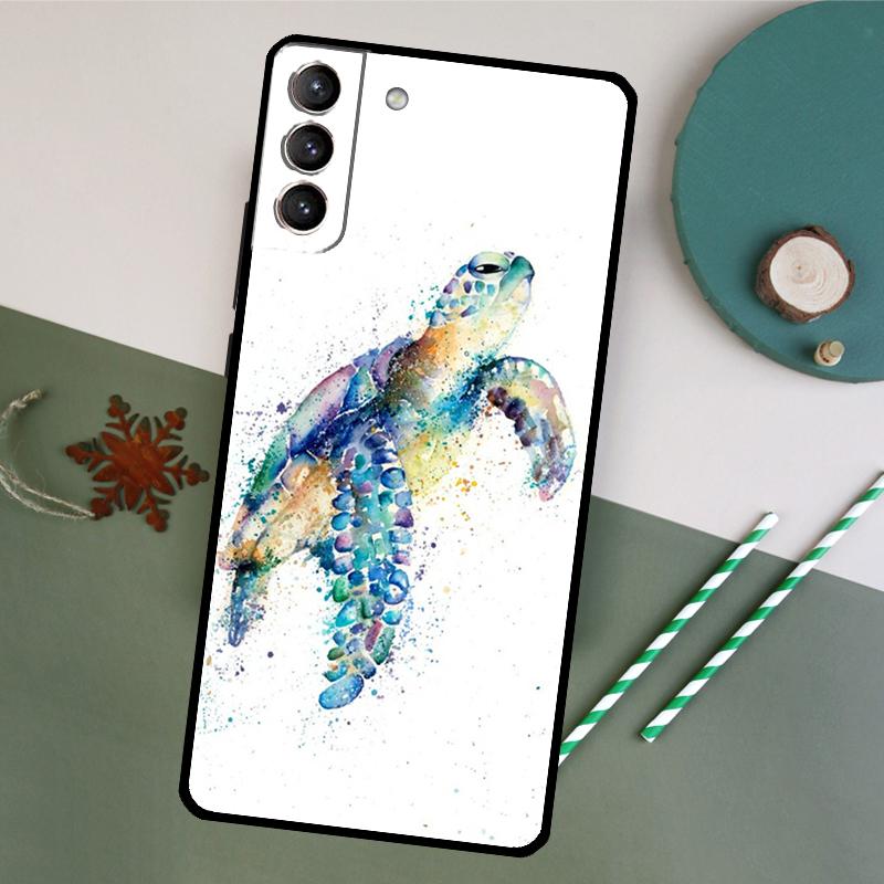 

Sea Turtles Phone Case For Samsung Galaxy S26 S24 Ultra S20 S21 S22 S23 S25 Plus S10 S25 FE Back Cover Galaxy S26Ultra