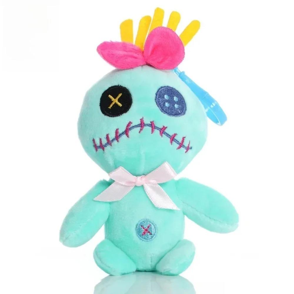15/22cm Disney Scrump Plush Toys Pendant Cartoon Lilo and Stitch Plush Toys Soft Stuffed Kawaii Green Doll Xmas Gift For Boys