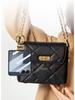 Samsung Z Flip7 Ultra-Thin PU Leather Folding Case with Ring Buckle