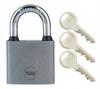 Solid Cast Iron Snap Lock Padlock with Key