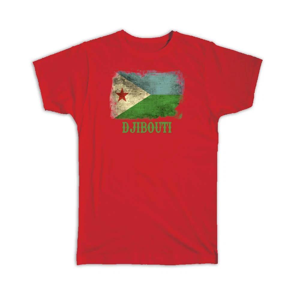 

Gift T-Shirt : Djibouti Djiboutian Flag Africa African Country Souvenir National S