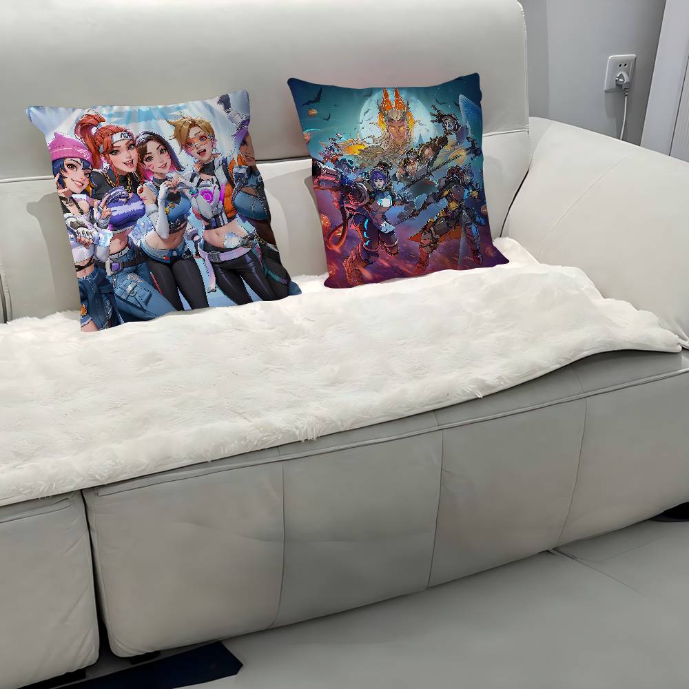Game O-Overwatch Maple Design Cushion Cover Happy Autumn Harvest Decor Holiday Decorati Pillow Cover