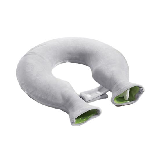 1400ML U-Shaped Hot Water Bottle Neck Shoulder Pain Relief Leak-proof PVC Hot Water Bag with Flannel Cover Hot Cold Therapy Neck Warmer Bag