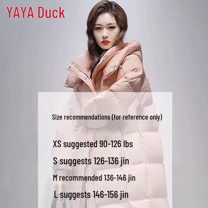 Women's Long Hooded Winter Down Jacket