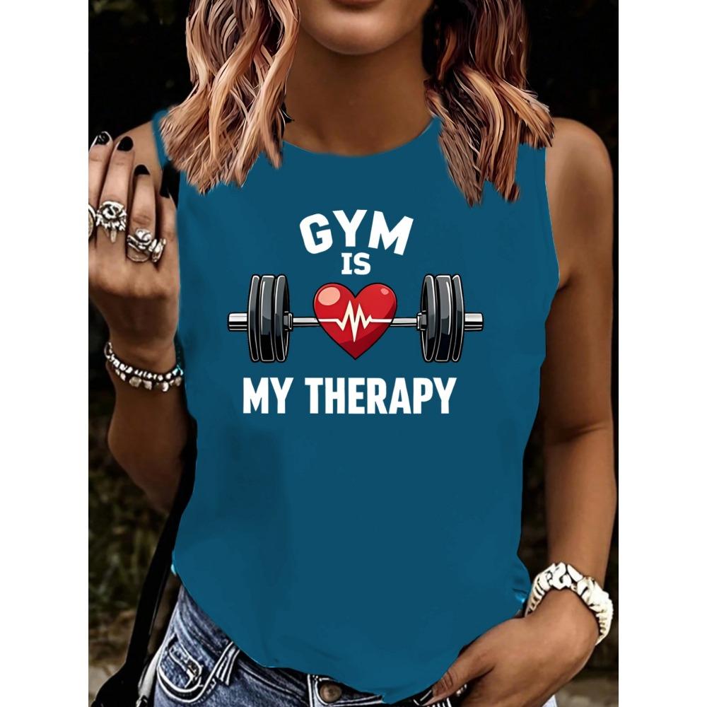 Women's round neck vest, street style minimalist sleeveless T-shirt