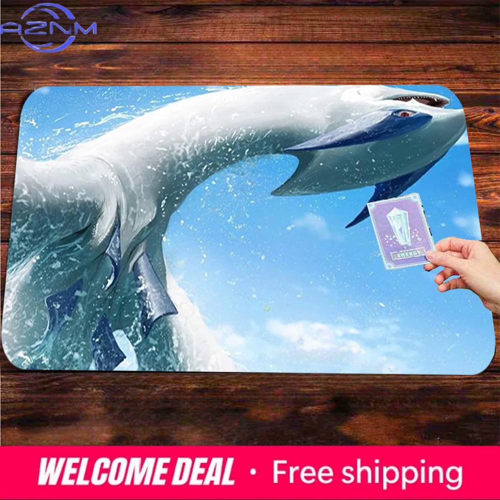Lugia Ocean NonSlip Washable Gaming Desk Mat 40x80x0.2cm