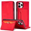 Hurtel Magnetic Wallet Case iPhone 12 Pro Max Red