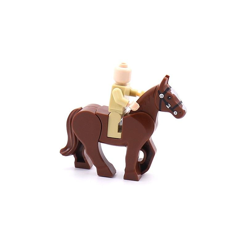 Kriegspferd, Militärwaffen, Minifiguren, Teile, Blöcke, Montage, Modellbausätze, Spielzeug, kompatibel mit großen Marken