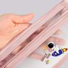 Transparent Pencil Case Mesh Stationery Bag Durable Stationery Storing Bag  Students