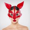 Punk Leather Fox Rabbit Cat Mask Collection Dance Party Halloween Carnival Animal Masquerade Costume Accessories Props