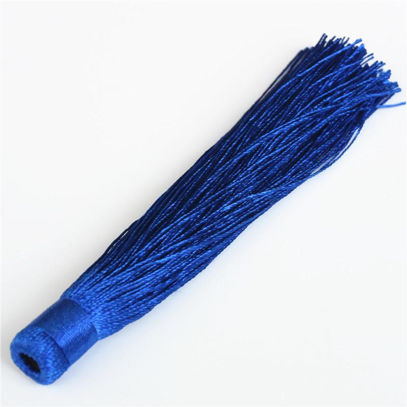 Chińskie Tradycyjne Akcesoria Biżuteryjne, Wiszące Uszy z Chwostem do Samochodu, Chińskie Węzłowe Chwosty, Długość 14Cm i Szerokość 14Mm