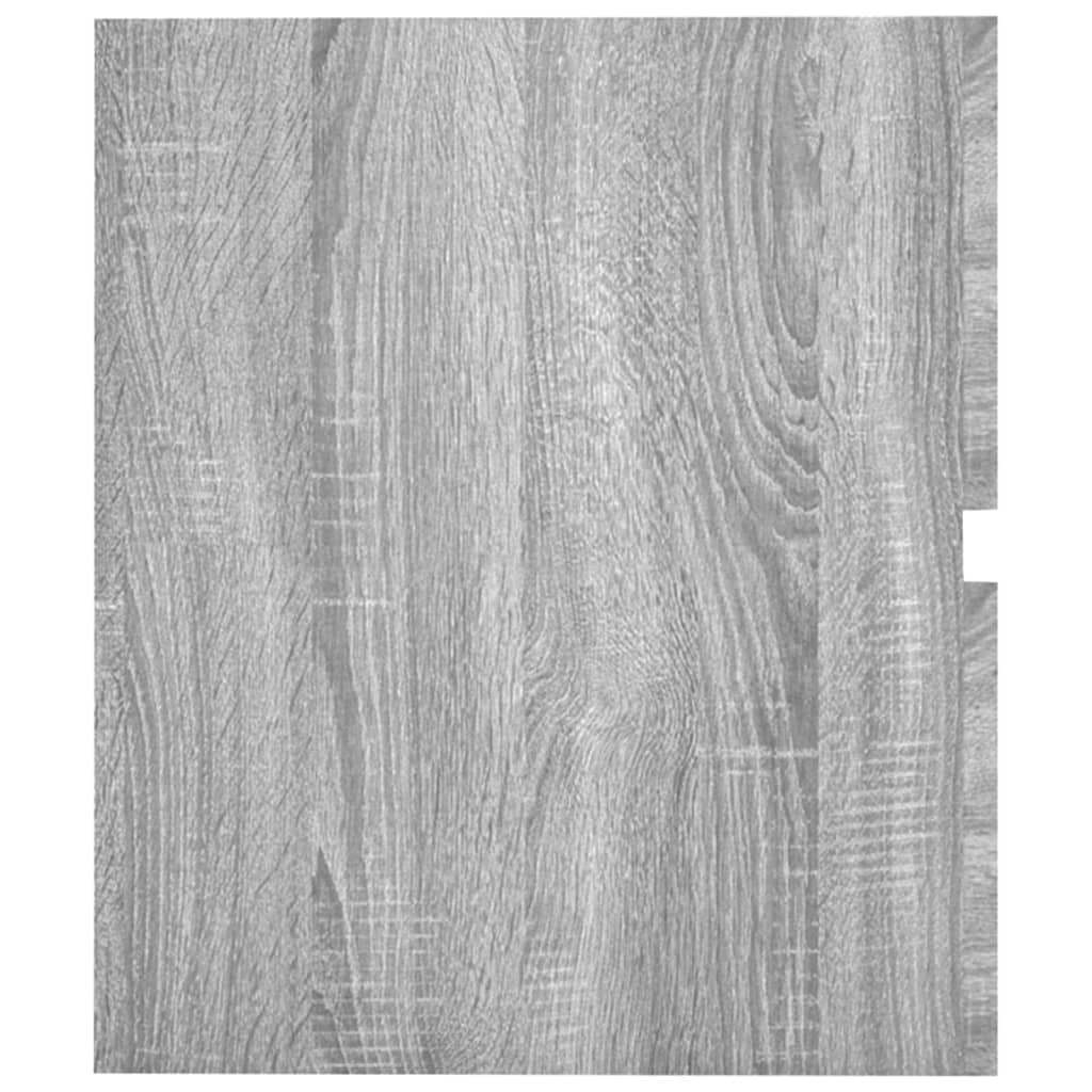 Bathroom Vanity Unit in Grey Sonoma 41 x 38.5 x 45 cm Particleboard