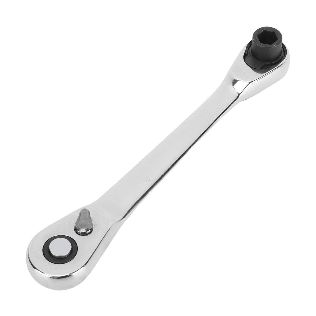 130mm Mini Double Headed Ratchet Wrench Chrome Vanadium Steel 1 4 Inch Drive 72 Tooth Reversible Ratchet Wrench for