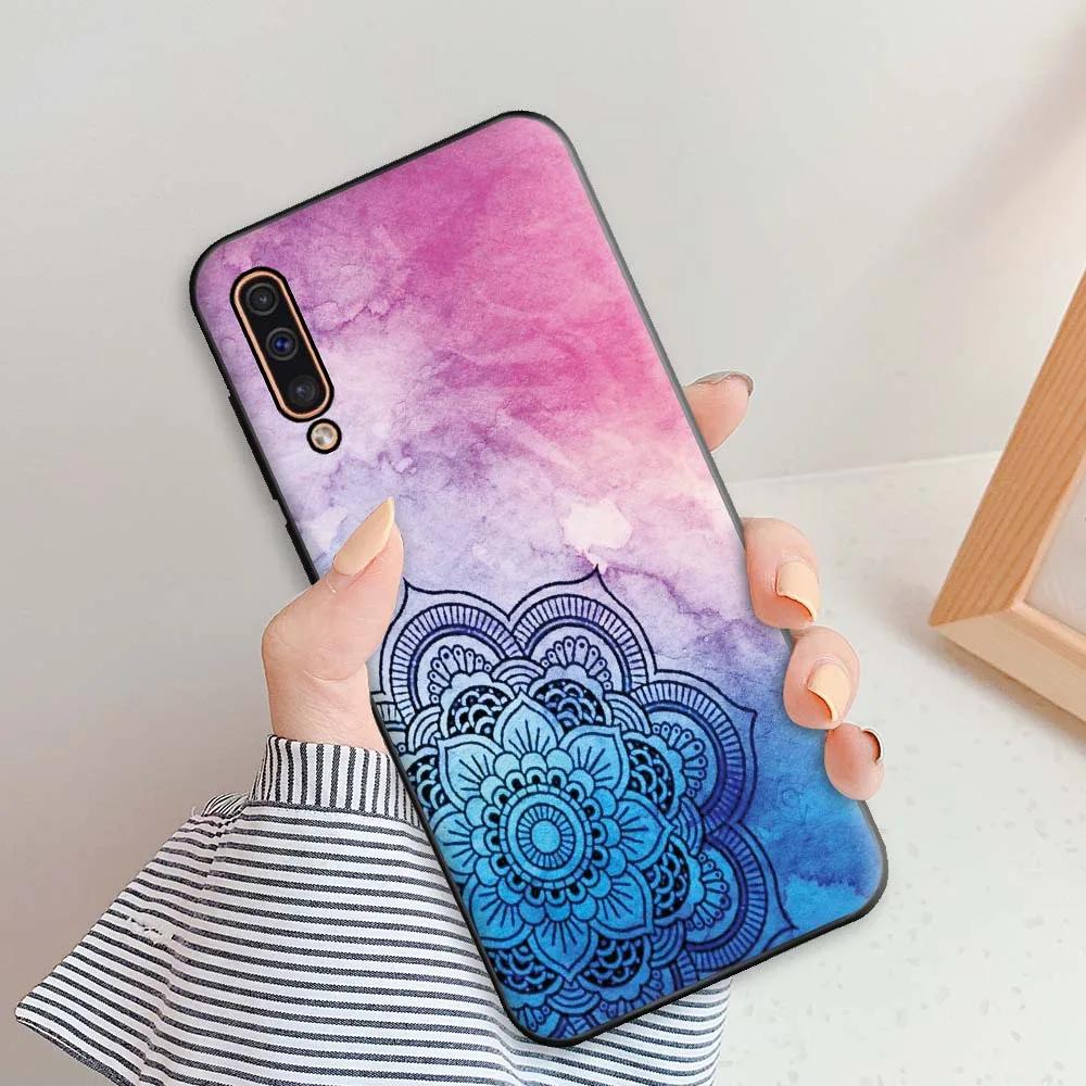 Für Samsung Galaxy A50 Hülle Für Samsung A50s A30s Handyhüllen Für Samsung A50 Blumen Silikon Weiches TPU Fundas A 50 A30 S Bumper