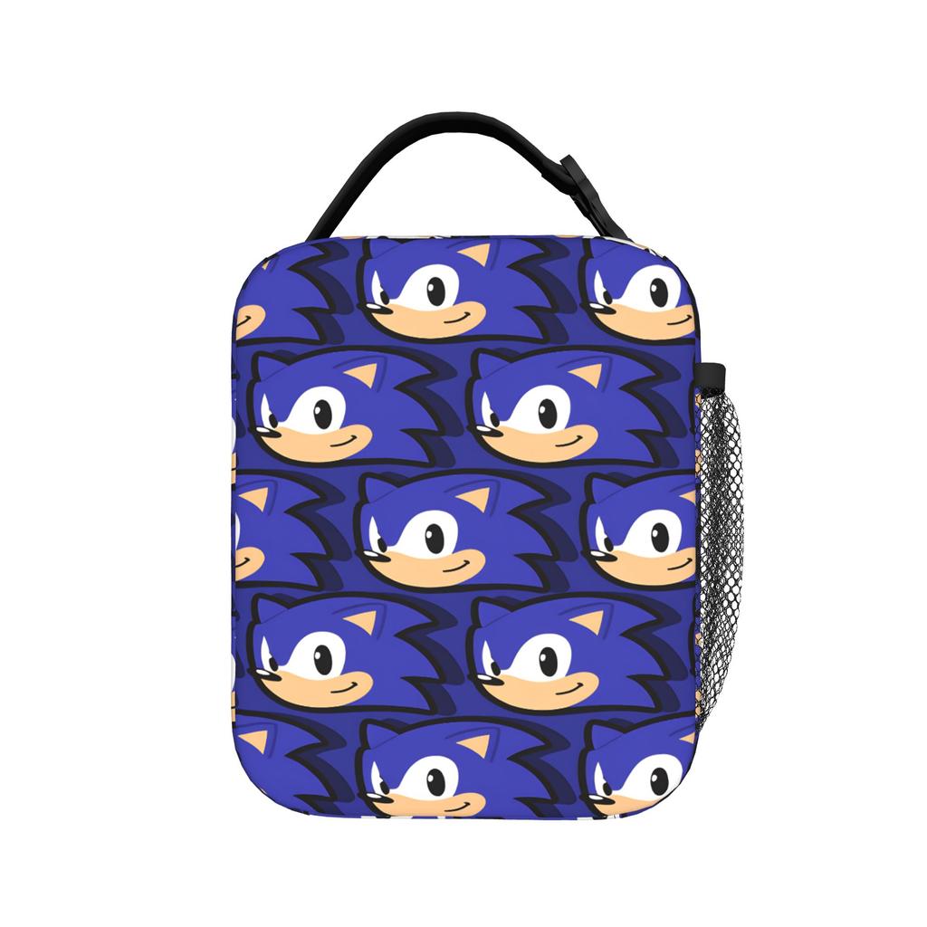 Sonices Cartoon Game Lunch Bag  Office Lunch Box For Child Fun Print Thermal Lunch Bags Waterproof Portable Cooler Bag