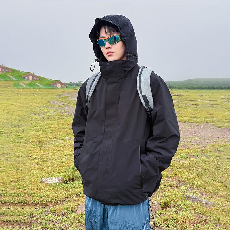 Wassup Sohot Men's 3-in-1 Autumn/Winter Outdoor Jacket