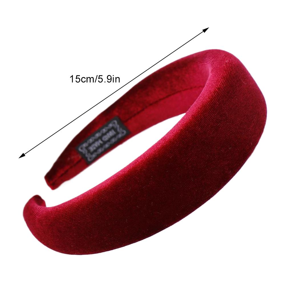 Bequemer Haarreif für Damen Langlebiges Gepolstertes Stirnband in 11 Farben Haaraccessoires Mode