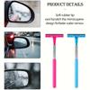 Telescopic Car Cleaning Brush, Dual-side Soft Scraper. Scratch-free, Adjustable Length for Glass Defrosting and Wiping.